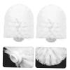 Cabilock 3pcs Replacement Toilet Brush Heads Easy to Install Reusable Cleaning Accessories for Bathroom Maintenance view 2
