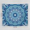 BiCca Blue Winter Tapestry Wall Hangings Decor Tapestries Wall for Living Room Bedroom Home Dorm Decor, 50"x60" view 2