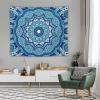 BiCca Blue Winter Tapestry Wall Hangings Decor Tapestries Wall for Living Room Bedroom Home Dorm Decor, 50"x60" view 4