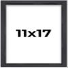11x17 Black Shadowbox Frame - Shadow Box Frame Interior Size 11x17 by 1.5 Inches Deep - Black Frame Made to Display Items Up to 1.5 Inches Deep Includes Shatter Resistant Acrylic, Backing, Hardware view 1