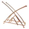 MinnowXY Wrought Iron Paper Stand Tissue Organiser Dispenser Gold Rose Gold Napkin Holder Paper Towel Storage Rack For Kitchen view 1