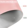 Zinkooat Leather Table Cover,1.8mm Thick,30x48 Inch Desk Cover,Large Desk Mat,Table Protector,Table Cover Protector,Desk Top Cover,Table Tops Cut to Size(Pink+Silvery,30x48) view 2