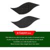 SevenFish Christmas Tree Skirt, Black Christmas Tree Skirt 30 inches Soft Double Layer Burlap Tree Skirt with Pom Pom for Rustic Christmas Halloween Decorations view 4