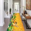 ZLXMN Fall Leaves Runners Rug for Hallways 2.6x10ft Non Slip Autumn Ginkgo Leaf Runner Carpet Thanksgiving Entryway Runner Rug Washable Kitchen Pumpkin Carpet Runners for Corridor Bedroom view 2