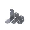 xiyuxiang Black Iron Angle Code Bracket Straight Piece Triangle Fixed 90 Degree Right Angle Connection Accessories(65x65mm), Metallic view 4