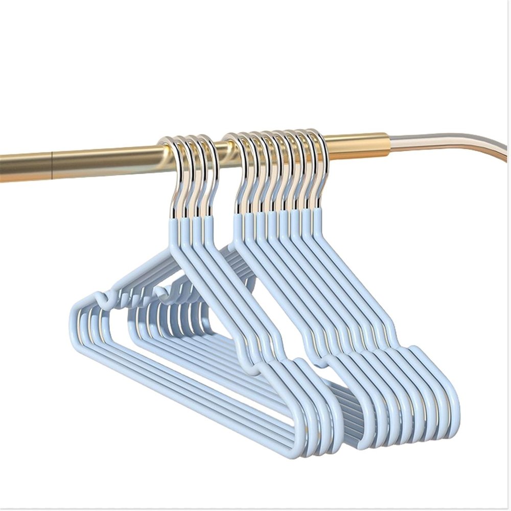 Slim,Non-Slip Suit Clothes Hangers,Swivel Hook, Notched Clothes Hangers Durable Ultra Thin Space Saving Velvet HangersStrong, Space Saving Hangers for Shirts, Jackets,- (30 Pack)(Blue,50 Pack)