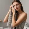 NALIVO Extra Large Bath Towel Set of 6 (40"x80"),Oversized Bath Sheet Super Soft Highly Absorbent Microfibers Quick Dry Luxury Shower Towel for Bathroom Spa Gym Hotel Yoga (Gray, 6Piece) view 3