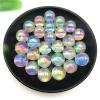 AtkitS Electroplated Rainbow Aura Crystal Sphere Ball Aura Titanium Quartz Natural Crystal Healing Home Decoration Home Decor(5pcs) view 2