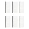 6 Pieces Sweeper Filter Replacement Spare PartsCompatible for HONITURE Q6 Pro Robot Vacuum Cleaner Filter view 1
