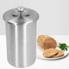 Meat Press Cooker 304 Stainless Steel Kitchen Utensil, Cooking Barrel Thermometer for Making Homemade Deli Meat, Ideal for Home and Commercial Use view 3