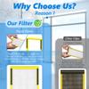FCFMY 6 Packs FLT5000 Plastic Frame True HEPA Filter C Replacement Compatible with AC5000 AC5000E AC5250PT AC5350B AC5350BCA AC5350W AC5300B with 12 Packs Activated Carbon Pre-Filters view 3