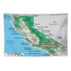 Puxufody Maps of California Tapestry Wall Hangings,Tapestries Home Decoration view 1
