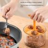 Mumusuki Meatball Maker, Manual Press Meatball Tool Kitchen Extruded Meatball Making Tool for Dumplings Pastries and Meatballs Remaining Ground Meat Freezer Storage Containers view 4