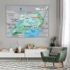 Puxufody Maps of Uganda Tapestry Wall Hangings,Tapestries Home Decoration for Room and Bedroom view 4