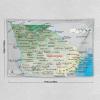 Puxufody Maps of Georgia Tapestry Wall Hangings,Tapestries Home Decoration view 2