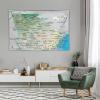 Puxufody Maps of Georgia Tapestry Wall Hangings,Tapestries Home Decoration view 4