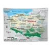 Puxufody Maps of Poland Tapestry Wall Hangings,Tapestries Home Decoration for Room and Bedroom view 1