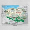 Puxufody Maps of Poland Tapestry Wall Hangings,Tapestries Home Decoration for Room and Bedroom view 2