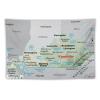 Puxufody Maps of Kentucky Tapestry Wall Hangings,Tapestries Home Decoration view 1