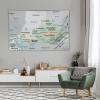 Puxufody Maps of Kentucky Tapestry Wall Hangings,Tapestries Home Decoration view 4