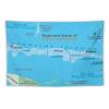 Puxufody Maps of Micronesia Tapestry Wall Hangings,Tapestries Home Decoration for Room and Bedroom view 1