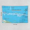 Puxufody Maps of Micronesia Tapestry Wall Hangings,Tapestries Home Decoration for Room and Bedroom view 2