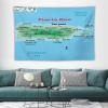 Maps of Puerto Rico Tapestry Wall Hangings,Tapestries Home Decoration for Room and Bedroom view 3