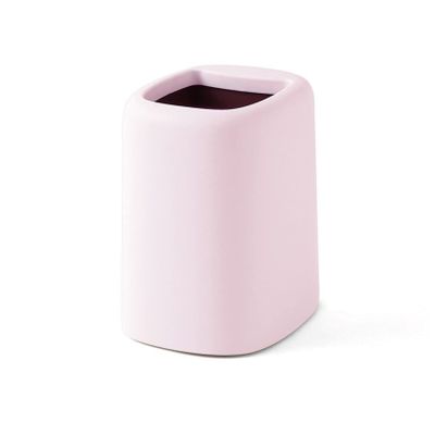 hezhuhe2258 Garbage Can 8l Large Creative Bathroom Garbage Cans Home Bedroom Living Room Thickened Garbage Cans Kitchen Without Cover Double Garbage Cans Trash Can(Pink)
