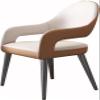 OZSSLJJ Modern Kitchen Dining Chair Leather Armchair with Wrought Iron Metal Chair Legs Suitable for Home Commercial Restaurant(Khaki) view 1