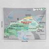 Puxufody Maps of Burkina Faso Tapestry Wall Hangings,Tapestries Home Decoration for Room and Bedroom view 2