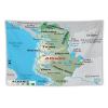 Puxufody Maps of Albania Tapestry Wall Hangings,Tapestries Home Decoration for Room and Bedroom view 1