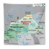 Puxufody Maps of Burkina Faso Tapestry Wall Hangings,Tapestries Home Decoration for Room and Bedroom view 1
