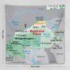 Puxufody Maps of Burkina Faso Tapestry Wall Hangings,Tapestries Home Decoration for Room and Bedroom view 2