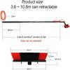 3.6-11M Window Cleaning Equipment Water Fed Window Cleaning Pole Window Cleaning Pole Window Cleaner Solar Panel Cleaning Equipment Glass Cleaning Tools for Indoor/Outdoor High Window view 2