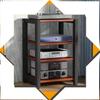 NILZA 3 Tier Movable Stereo Cabinet Av Stand DVD CD Player Stand Storage Shelf Amplifier Rack Audio Video Entertainment Center Rack With Brake Wheel, Audio Cabinet For Home/ffice/Theater(4 Tier-60x50x view 1