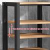 NILZA 3 Tier Movable Stereo Cabinet Av Stand DVD CD Player Stand Storage Shelf Amplifier Rack Audio Video Entertainment Center Rack With Brake Wheel, Audio Cabinet For Home/ffice/Theater(4 Tier-60x50x view 2