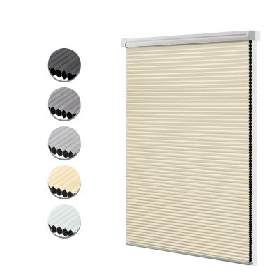 Custom Cordless Cellular Shades for Home, Blackout Honeycomb Blinds, Upgraded Accordion Blinds for Doors, Enhanced Thermal Insulation.Can be Electric