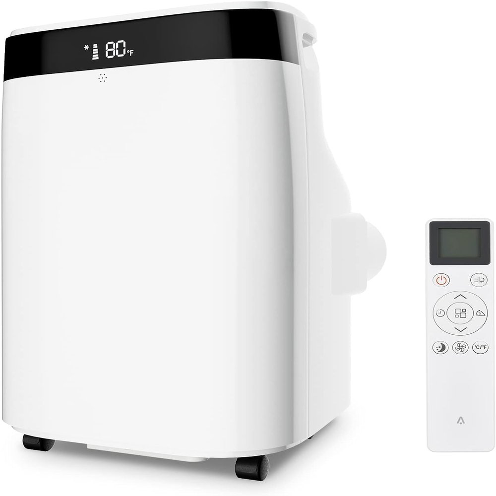 GAOMON Portable Air Conditioners 10000 Btus, Portable AC Units for Rooms up to 500 Sq. Ft, Equipped with Dual Motors, Remote Control, 24H Timer, Follow Me Function, Window Vent kit, Sleep Mode