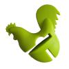 Milltrip Rooster Pot Clip, Kitchen Rooster Pot Clip Soft Elastic Silicone Rooster Kitchen Accessories Clip for Home (Green), #111, Milltripsp78g5vdem-11 view 3