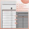 HOTSOON Aluminum Mini Blinds 1 Inch Metal Slat Darkening Venetian Blind New Cordless Horizontal Window Blinds Anti-UV Waterproof Venetian Blind for Office Home Windows, White, 23" W x 39" H view 3