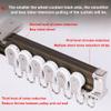 BZCKBZ Curtain Track50, 70cm, 80cm, 90cm, 100cm, 110cm, 120cm, 130cm, 140cm, 150cm, 200cm, 300cm, 400cm, 500cm, 600cmRoom Divider Curtain Rail(Gold,100cm/3.28ft) view 2