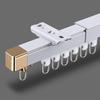 Aluminium Ceiling Curtain Track, White Curtain Track Curtain Rod Wall or Ceiling Mount Curtain Rail System, Ceiling Track for Curtains Room Divider Ceiling Track For Office, Living Room, Bedroom(Top 1 view 1
