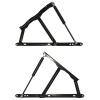 ROFBIHG 1 Pair 53cm Bed Lift Mechanism, Lift Up Storage Bed Frame Hinge Set, Bed Box Hinges Sofa Bed Storage Lift Hinge Spring Mechanism for hinged recliners and beds with Bed Boxes, Black view 1