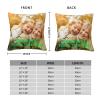 CLOAZKU Custom Love Photo Pillow Case for Boyfriend Girlfriend Couple, Customized Back Cushion Cover with Photo Text Logo, Premium Home Decor and Bedding Supplies, 12"x12" view 2