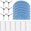 Vacuum Cleaner Replacement Parts for ECOVACS YEEDI Y1 Vacuum Cleaner,6 Side Brushes 6 Mop Pads 6 HEPA Filters Cleaning Tool Spare Parts for Home and Kitchen Cleaning view 1