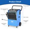 240 Pints Commercial Dehumidifier for Basements, Industrial Heavy Duty Commercial-grade Portable Dehumidifiers for Large Spaces Warehouse Grow Room, Water Damage Restoration view 4