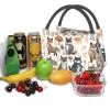 NONHAI Lunch Box for Women Men Insulated Lunch Bag Woodland raccoon animals Reusable Lunch Tote Bags for Work Office Travel view 3
