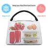 NONHAI Lunch Box for Women Men Insulated Lunch Bag Woodland raccoon animals Reusable Lunch Tote Bags for Work Office Travel view 4