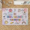CAPOZEN Feelings Chart Area Rug, Classroom Rug, Mental Health, Calming Corner Rugs for Class, Anti-Skid Fluffy Rugs for Feeling Rug for Nursery School (Cute Classroom Banner, 3' x 5' (Rectangular)) view 3