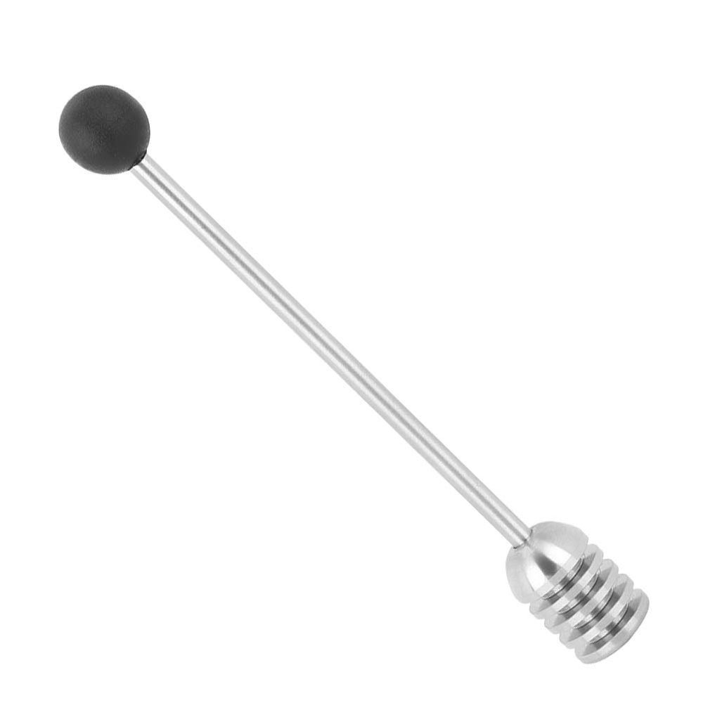 Honey Dipper, Honey Stick Honey Spoon Honey Stirrer Stainless Steel Honey Dipper Honey Mixing Stick Jam Stick Honey Spoons for Tea, 6.3 Inch, Silver